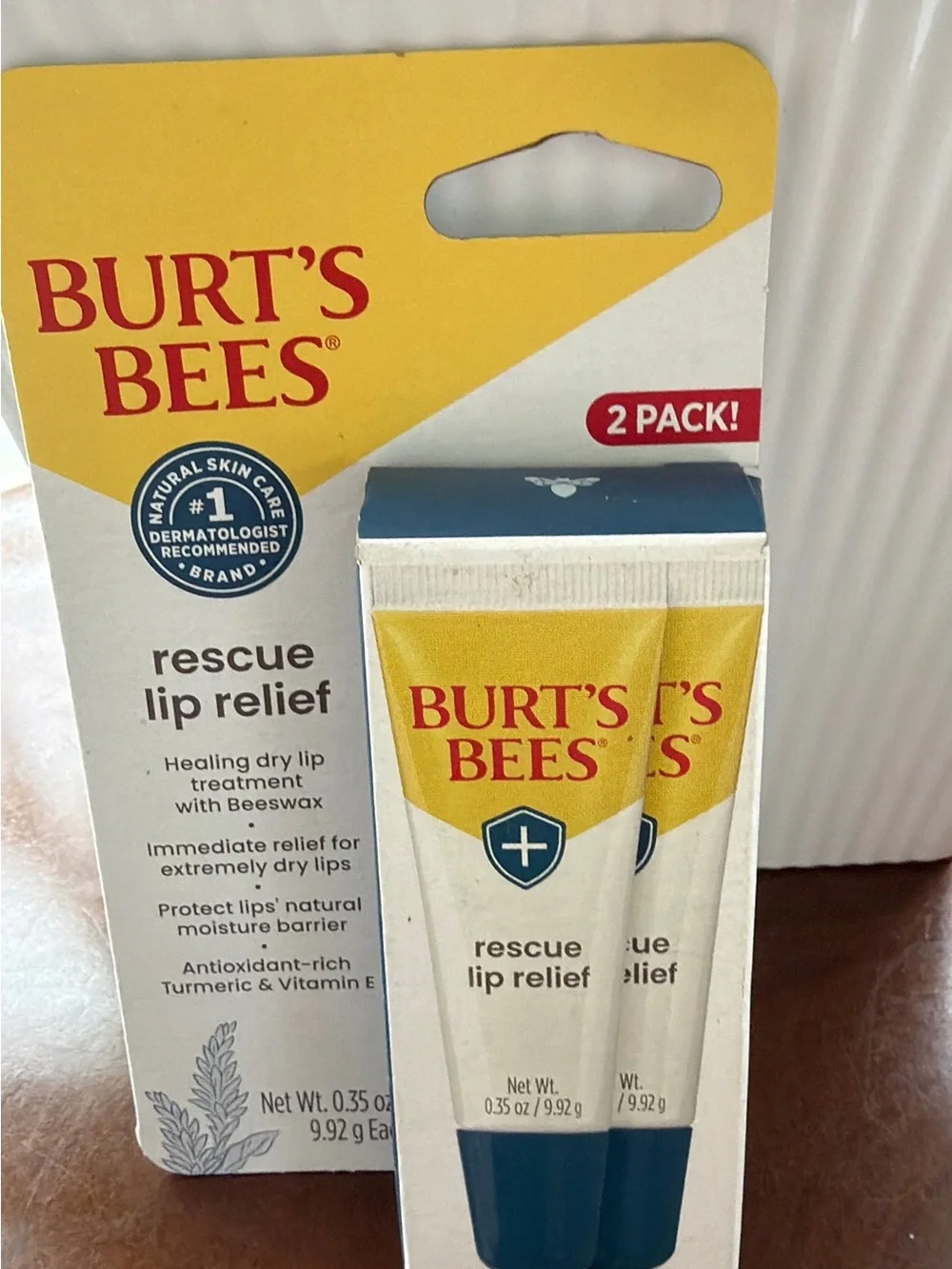 Burts Bees soothes hydrates